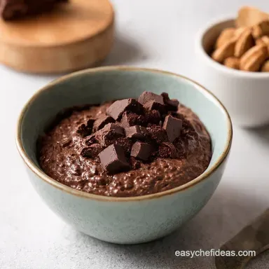 Chocolate Overnight Oats Dreamy Dark Chocolate Bliss Recipe Card