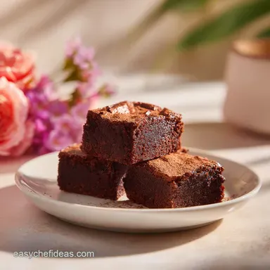 Deviled Brownies Recipe with Marshmallow Filling Recipe Card