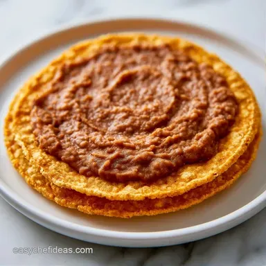 20-Minute Crispy Bean Tostadas Recipe Card