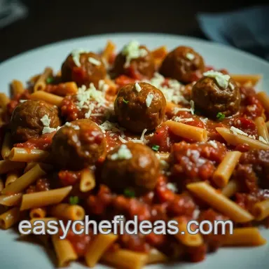 Easy Dump and Bake Meatball Casserole: My Family's Go-To Comfort Meal Recipe Card