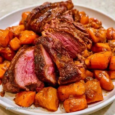 Dutch Oven Top Round Roast for 8 Servings Recipe Card