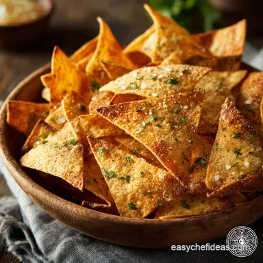 Air Fryer Tortilla Chips PubCrisp Quick Low Oil Recipe Recipe Card
