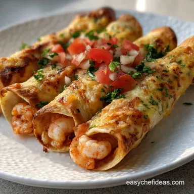 Baked Shrimp Taquitos: Easy Ultra-Crispy Recipe Recipe Card