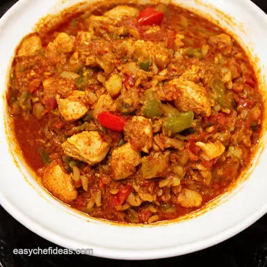 Easy Chicken Jambalaya Recipe Louisiana Comfort Food Recipe Card