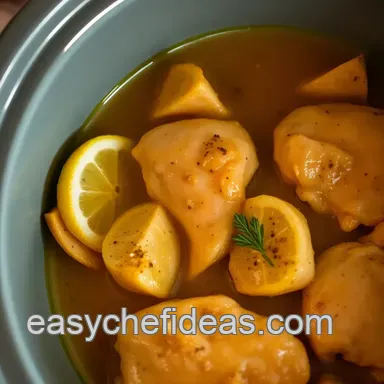 Easy Crock Pot Lemon Chicken: My Fail-Proof Zesty Delight Recipe Card