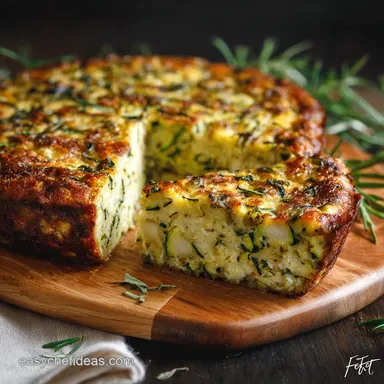 Crustless Zucchini Pie: The Secret to a Firm, Flavorful Summer Bake Recipe Card