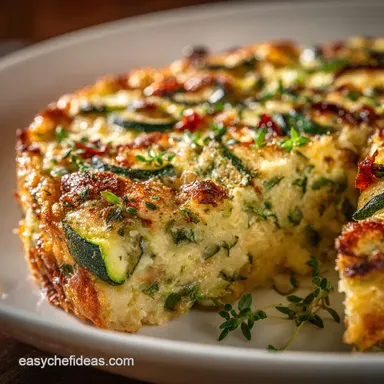 Crustless Zucchini Pie: The Secret to a Firm, Flavorful Summer Bake