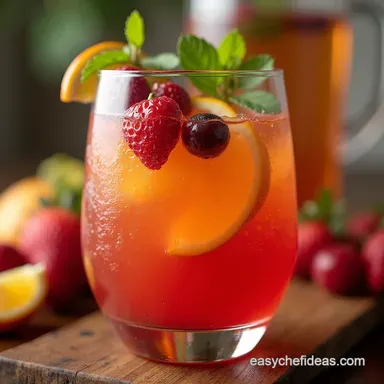Best Easy Sangria Recipe with Fresh Fruit for Summer Recipe Card
