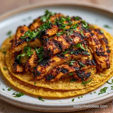 Easy Grilled Chicken Tostadas in 25 Min Recipe Card