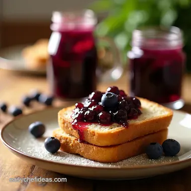Sunshine Burst Blueberry Jam The Easiest NoPectin Recipe Recipe Card