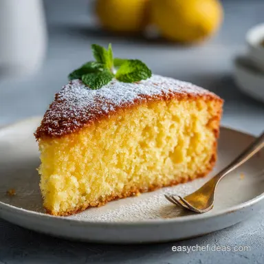 Easy Spring Dessert Recipe with Lemon: For 10 Servings Recipe Card