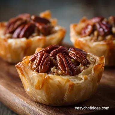 Pecan Phyllo Tarts The Ultimate Flaky Quick Dessert Recipe