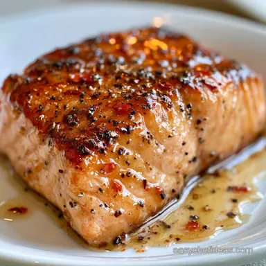 Easy Pepper Salmon Glaze in 25 Minutes Recipe Card
