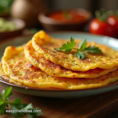 Authentic Easy Besan Chilla Recipe GlutenFree Breakfast Recipe Card