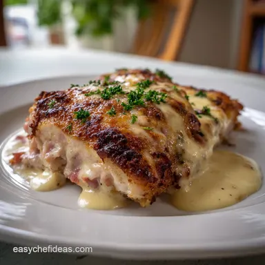 Chicken Cordon Bleu: 30-Minute Easy Skillet Recipe Recipe Card