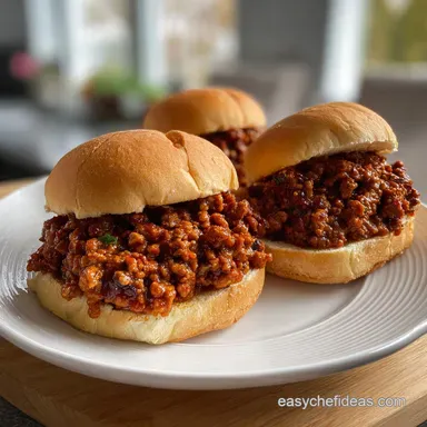 Easy Sloppy Joes: Bold, Savory Sauce in 30 Minutes Recipe Card
