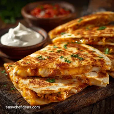 Chicken Quesadillas: The 30-Minute Smoky Cheesy Weeknight Recipe Recipe Card