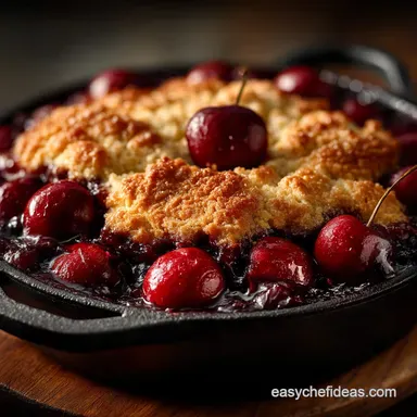The Bank Holiday Bake Easy Cherry Cobbler Recipe Recipe Card