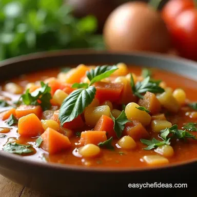 Effortless Garden My Slow Cooker Vegetable Soup Recipe Recipe Card