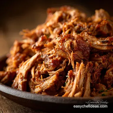 Slow Cooker Pulled Pork: Effortless, Fork Tender Pub-Style BBQ Recipe Recipe Card