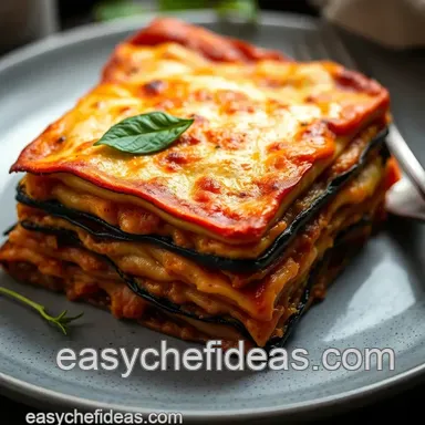 Eggplant Lasagna: My Veggie-Packed Family Favourite Recipe Card