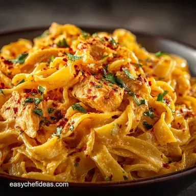 SPICY CREAMY NOODLES Fiery Dragon Noodles Recipe Recipe Card