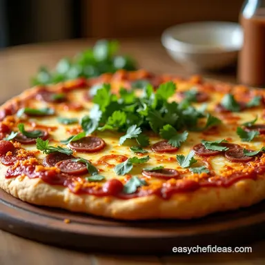 Crispy Flavorful Mexican Pizza Recipe Best Family Fiesta Recipe Card