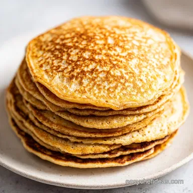 Fluffy Flourless Banana Pancakes: 25 Min Recipe Card