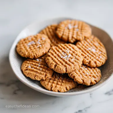 Flourless PB Oatmeal Cookies: Chewy Recipe Card