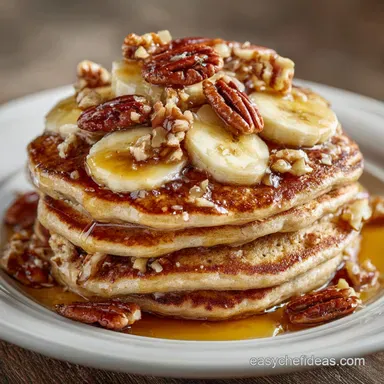 Banana Nut Pancakes: The Ultimate Fluffy Banana Pecan Recipe Recipe Card