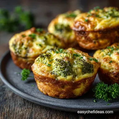 Broccoli and Cheese Egg Muffins The Ultimate Fluffy Meal Prep Breakfast Recipe Card