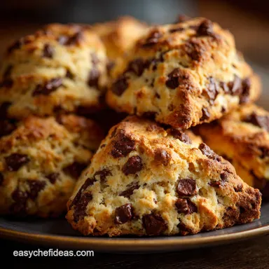 Chocolate Chip Scones The Secret to Light and Tender BakeryStyle Fluff
