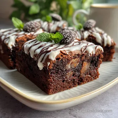 Football Brownies with White Icing Ready in 40 Minutes Recipe Card