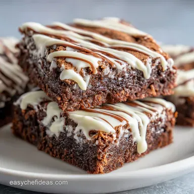 Football Brownies with White Icing Ready in 40 Minutes