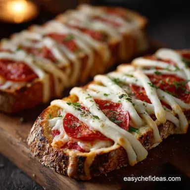 French Bread Mummy Pizzas Quick Easy Halloween Dinner Idea Recipe Card