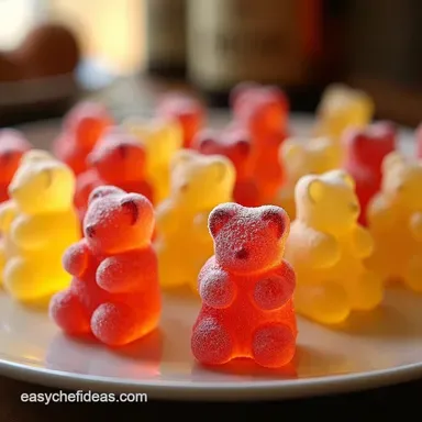 Frozen Gummy Bear Champagne Bites A Boozy Treat Recipe Card
