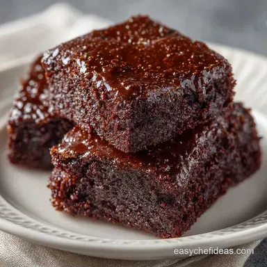 Black Bean Brownies for 12 Bites Recipe Card