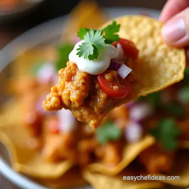 Best Chicken Nachos Recipe for Game Day Glory on a Chip Recipe Card