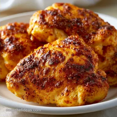 Garlic Chicken Thighs: Crispy Baked