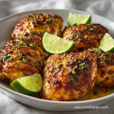 Garlic Lime Baked Chicken in 30 Minutes
