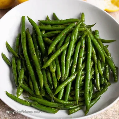 Garlicky Lemon sauteed green beans recipe Ready in 20 mins Recipe Card