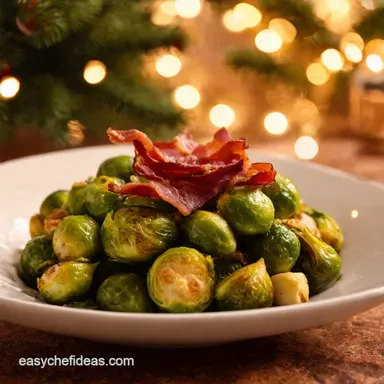 Bacon Brussels Sprouts My Christmas Dinner Sides Secret Recipe Card