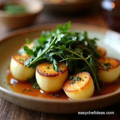 Roasted Turnips with MapleDijon Glaze Garlic Greens Recipe Card