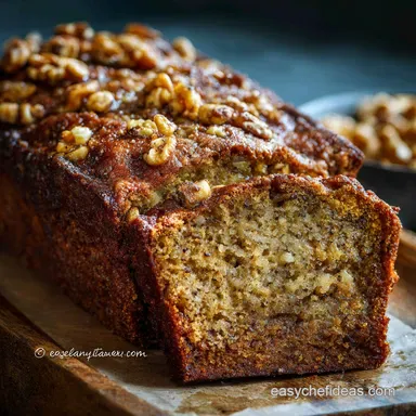 GlutenFree Banana Nut Bread: Ultimate Moist Easy Walnut Loaf Recipe Card