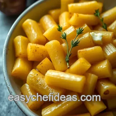 Golden Fondant Potatoes: Chef's Secret for Melting Goodness Recipe Card