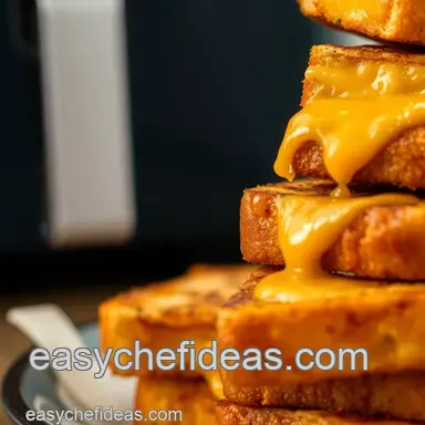 Air Fryer Grilled Cheese: Golden, Gooey Perfection! Recipe Card