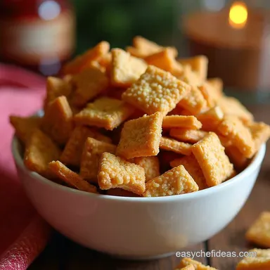 Grandmas Christmas Chex Mix The Ultimate Buttery Holiday Snack Recipe Card