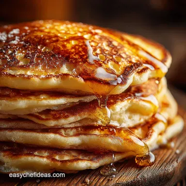 Grandmas OldFashioned Pancakes Fluffy Easy Recipe Card