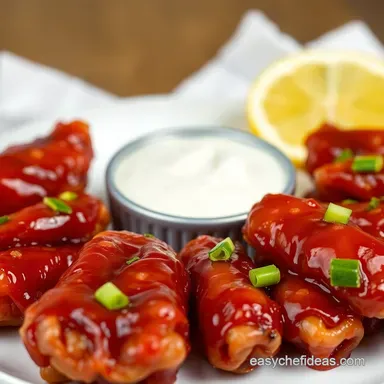 Grape Jelly Wings: Easy & Sticky Finger Food! Recipe Card