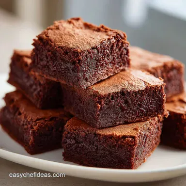 Greek Yogurt Brownies with Oat Flour Recipe Card